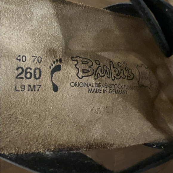 Birkenstock Birki’s black patent sandals size 9 - Picture 5 of 10